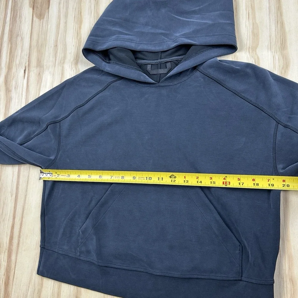 Lululemon Softstreme Hoodie Women's 4 Black W3HMVS Pullover Sweatshirt Athleisur